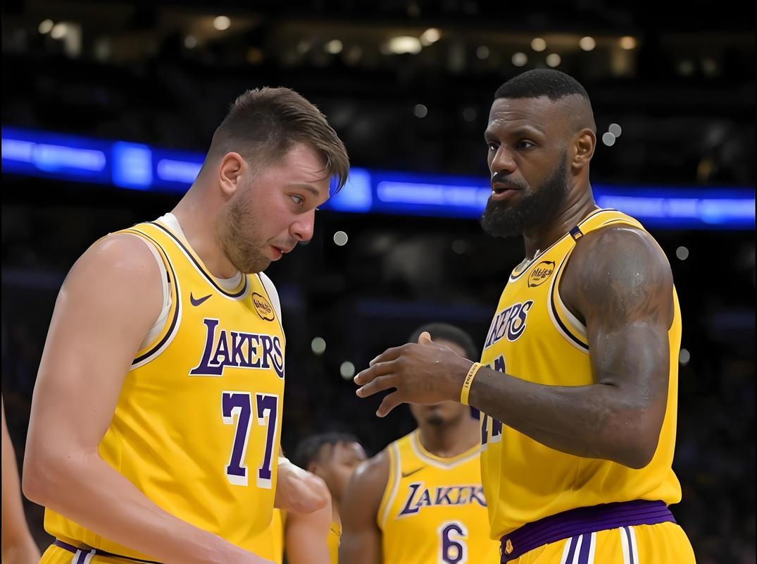 领袖风范，湖人队勒布朗詹姆斯告诉东契奇和里夫斯不要迁就他